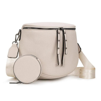 West Large Fanny Pack Crossbody Sling Bags  with Adjustable Strap and Coin Purse