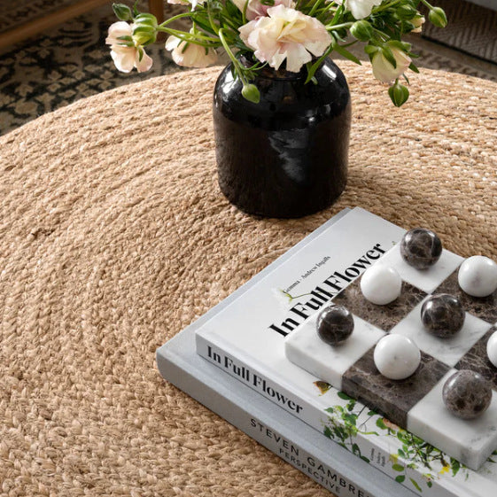 Luxury Natural Marble Tic-Tac-Toe Decor Game