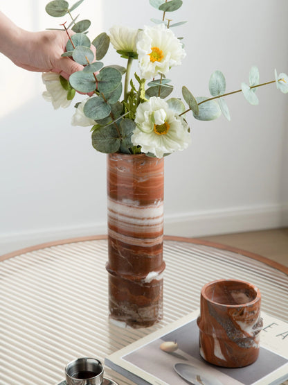 Natural Agate Jade Vases – Minimalist Modern Home Decor