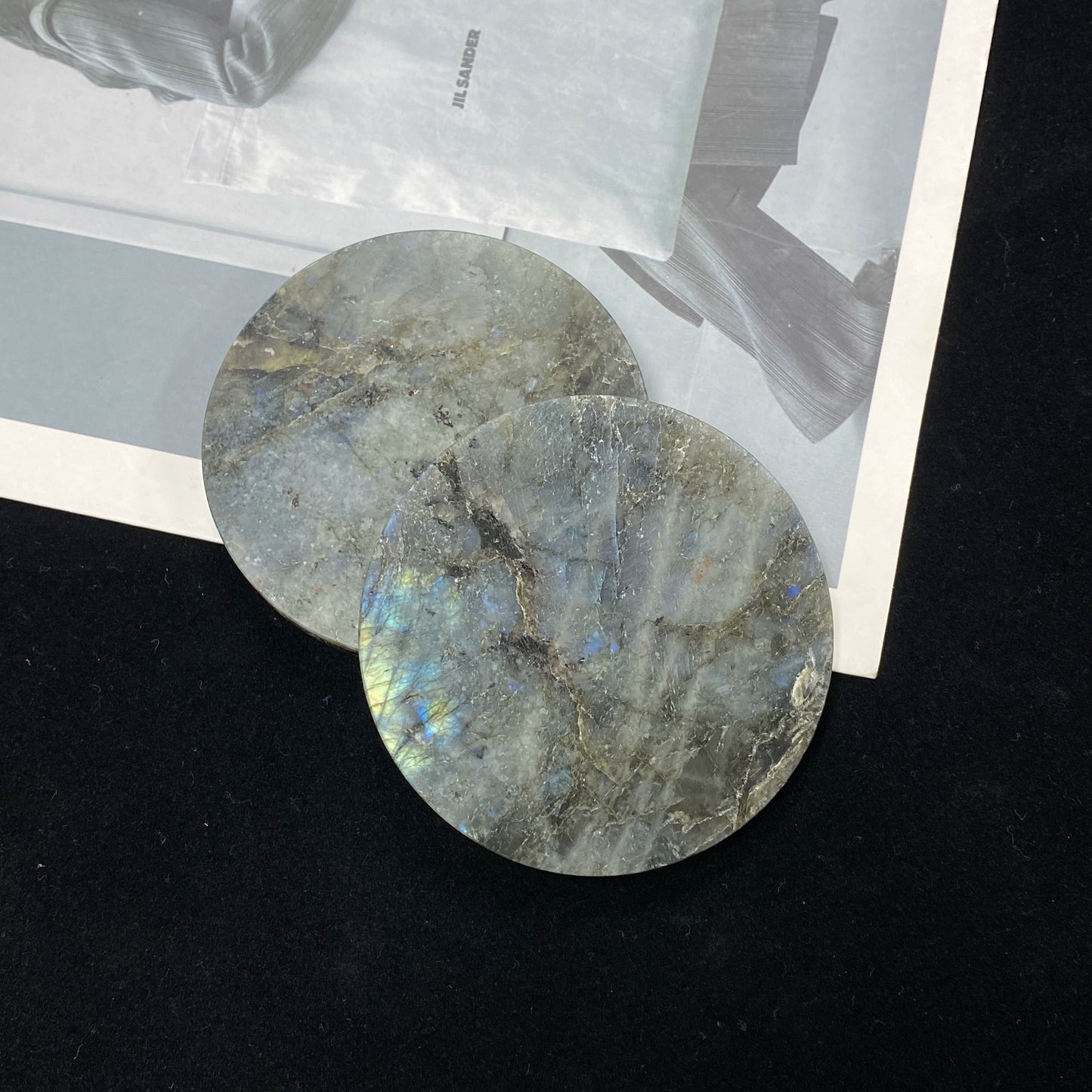 Nordic Style Handcrafted Natural Marble Coaster Set – Premium Heat-Resistant Table Decor