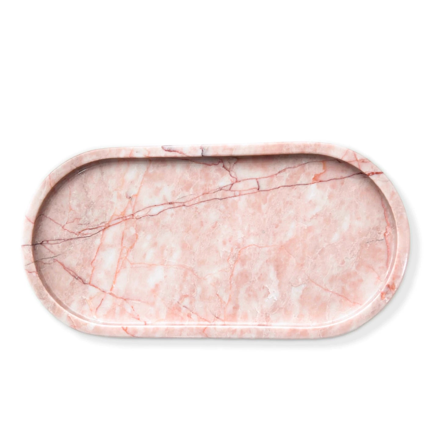 Luxury Handcrafted Pink Marble Bath Set