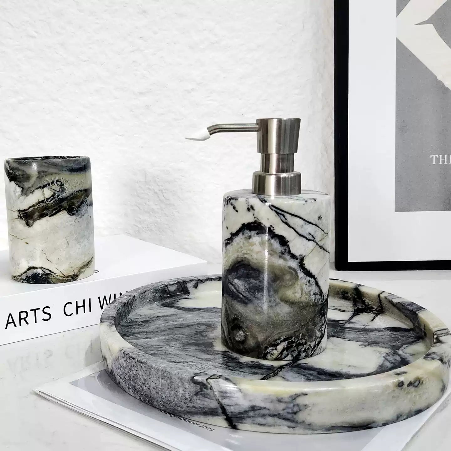 French Luxury Natural Stone Bath Collection