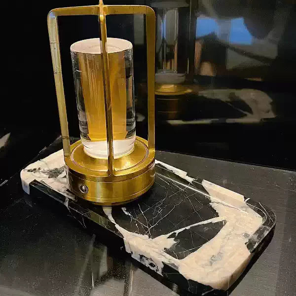 Black & White Marble Luxury Hotel-Style Bath Organizer Set