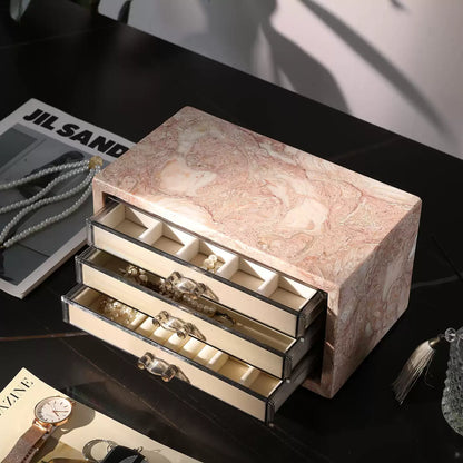 Turkish Shell Pink Marble Luxury Home Decor Collection