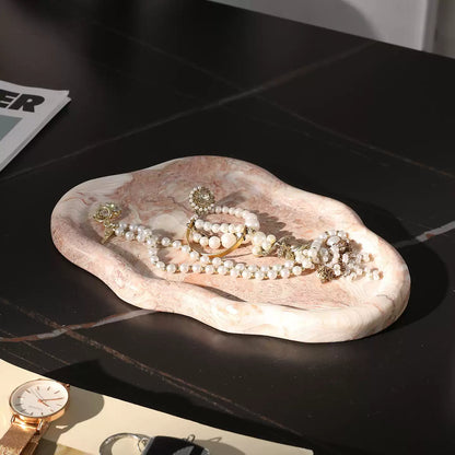 Turkish Shell Pink Marble Luxury Home Decor Collection