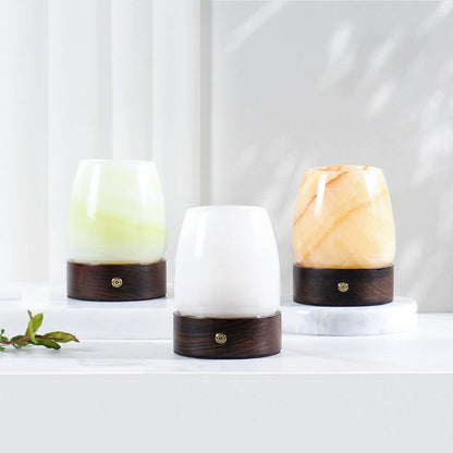 Modern Minimalist Marble Aromatherapy Lamp - Decorative Ambient Light for Bedroom