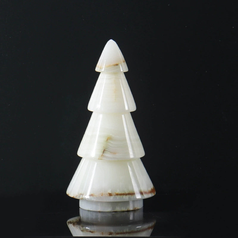 Luxury Detachable Christmas Tree Marble Candle Holder