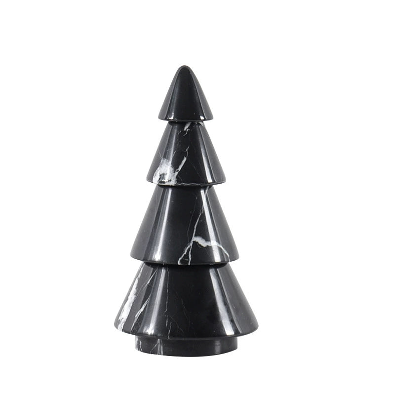 Luxury Detachable Christmas Tree Marble Candle Holder
