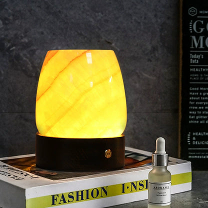 Modern Minimalist Marble Aromatherapy Lamp - Decorative Ambient Light for Bedroom