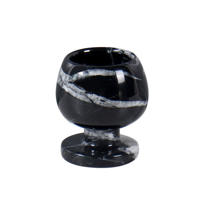 Luxury Contemporary Marble Candle Holder - Elevate Spaces with Timeless Elegance