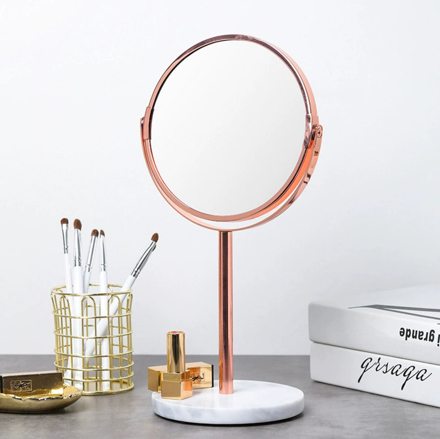 Nordic Luxury Marble Tabletop Vanity Mirror