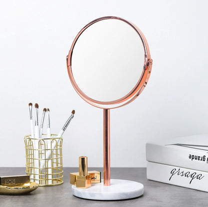 Nordic Luxury Marble Tabletop Vanity Mirror
