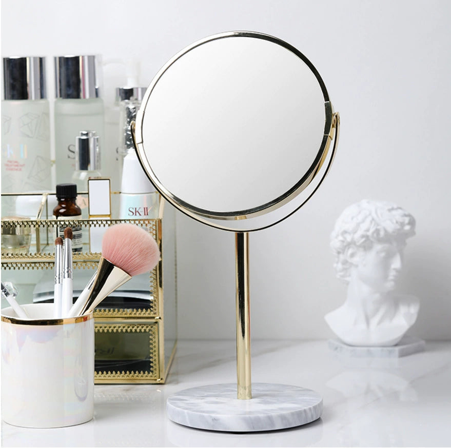 Nordic Luxury Marble Tabletop Vanity Mirror