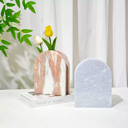 Natural Marble Mid-Century Vase – Nordic Luxury Decor