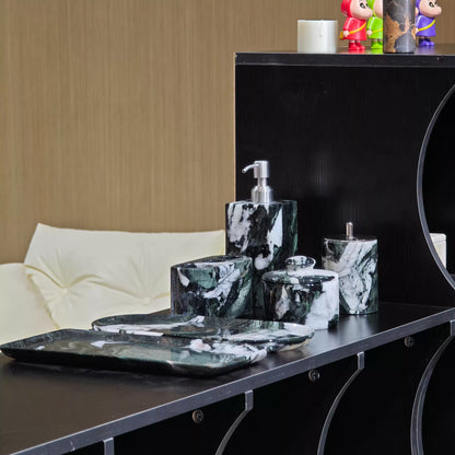 Fendi Green Marble Luxury Bathroom Accessories Collection