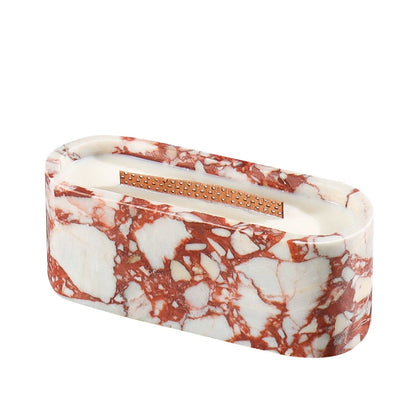 Modern Luxury Natural Marble Candle Cup - Elevate Home & Aromatherapy Decor