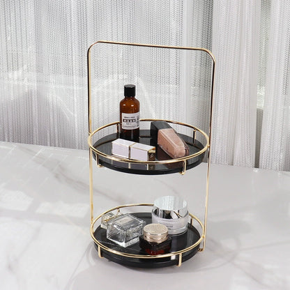 Modern Marble 2 Tier Standing Tray
