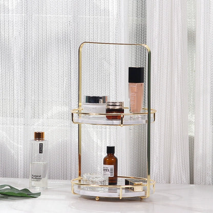 Modern Marble 2 Tier Standing Tray