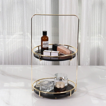 Modern Marble 2 Tier Standing Tray