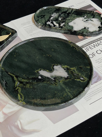 Fendi Green Marble Luxury Tray Collection