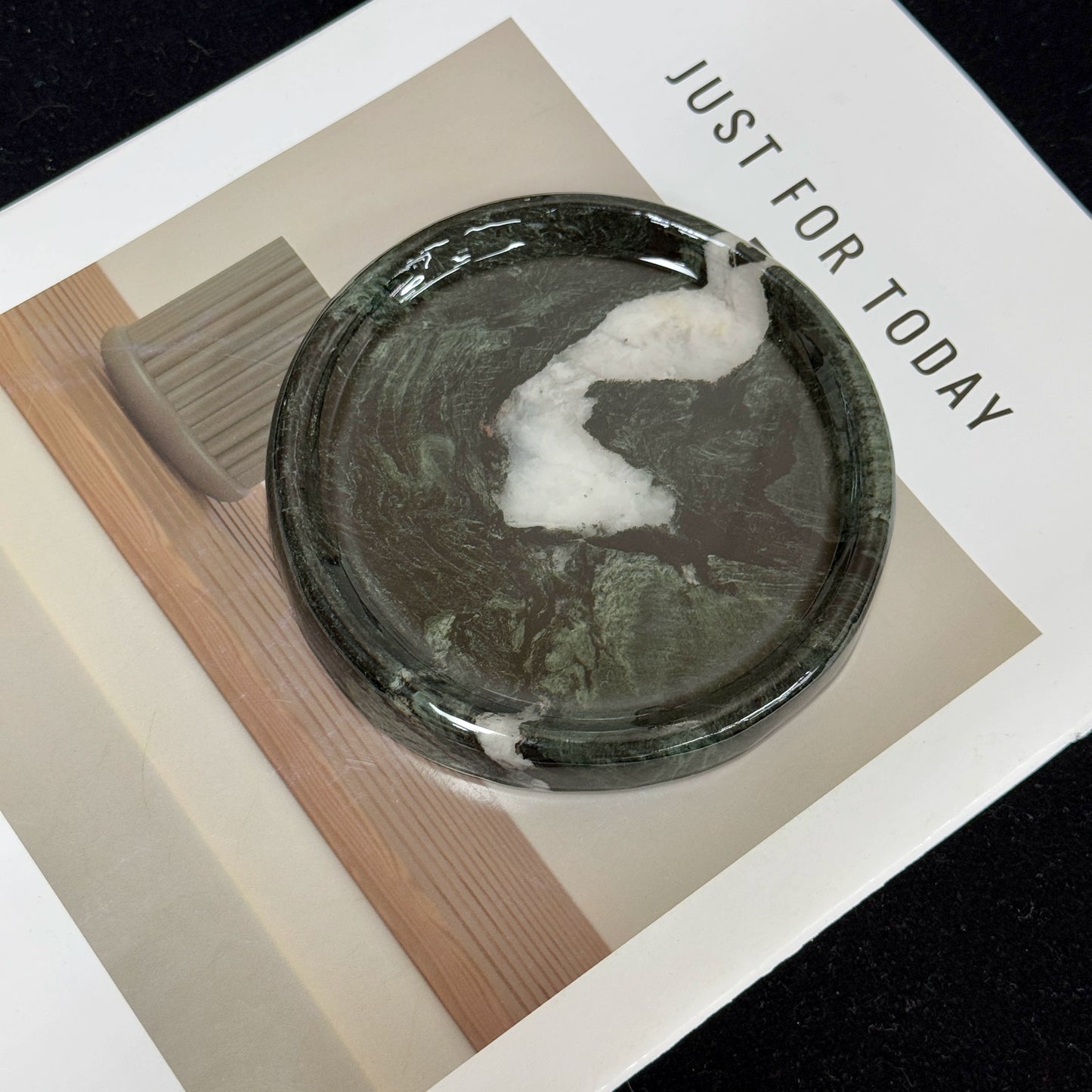 Fendi Green Marble Luxury Tray Collection