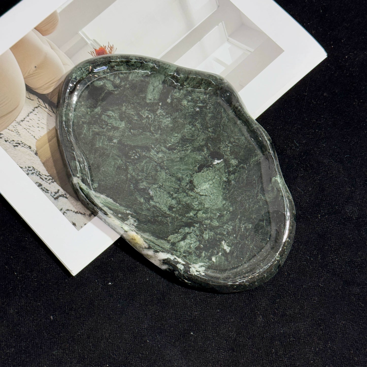 Fendi Green Marble Luxury Tray Collection