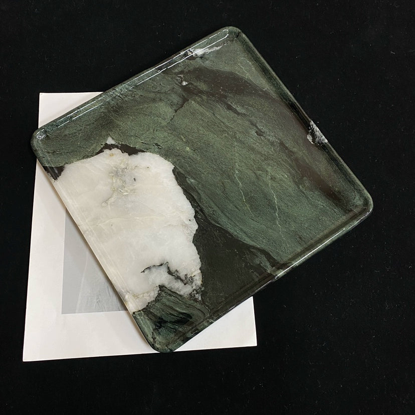 Fendi Green Marble Luxury Tray Collection