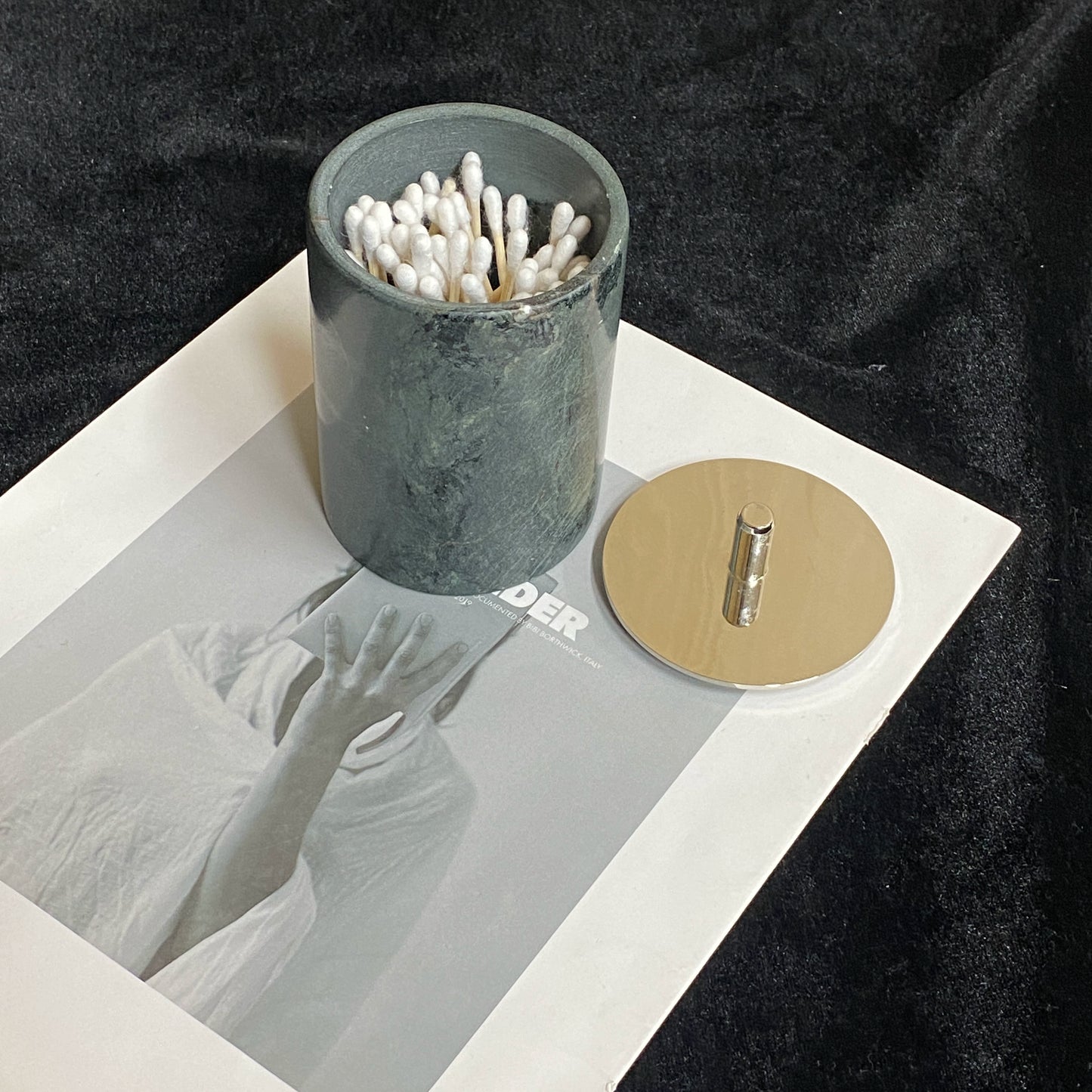 Fendi Green Marble Luxury Bathroom Accessories Collection