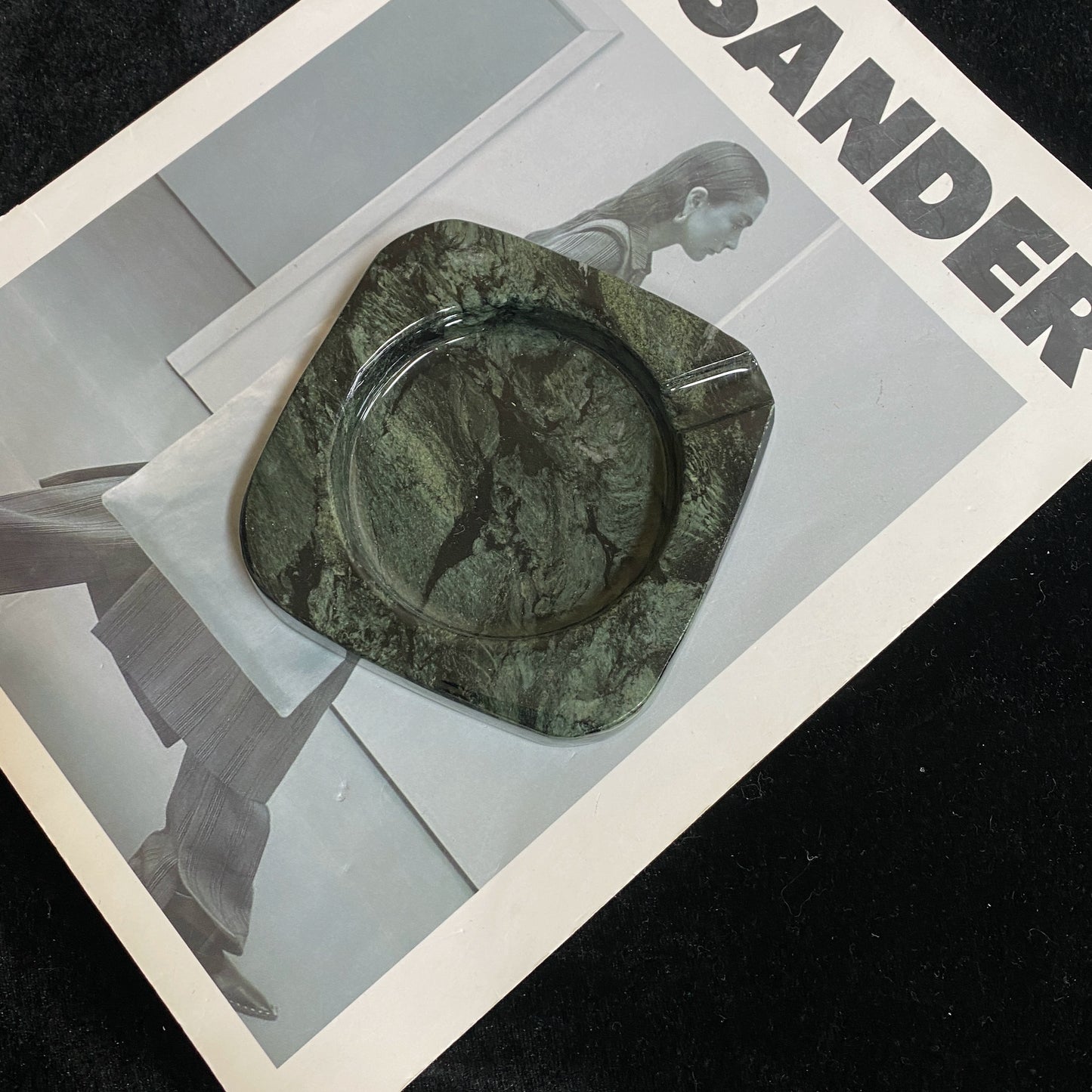 Fendi Green Marble Luxury Bathroom Accessories Collection