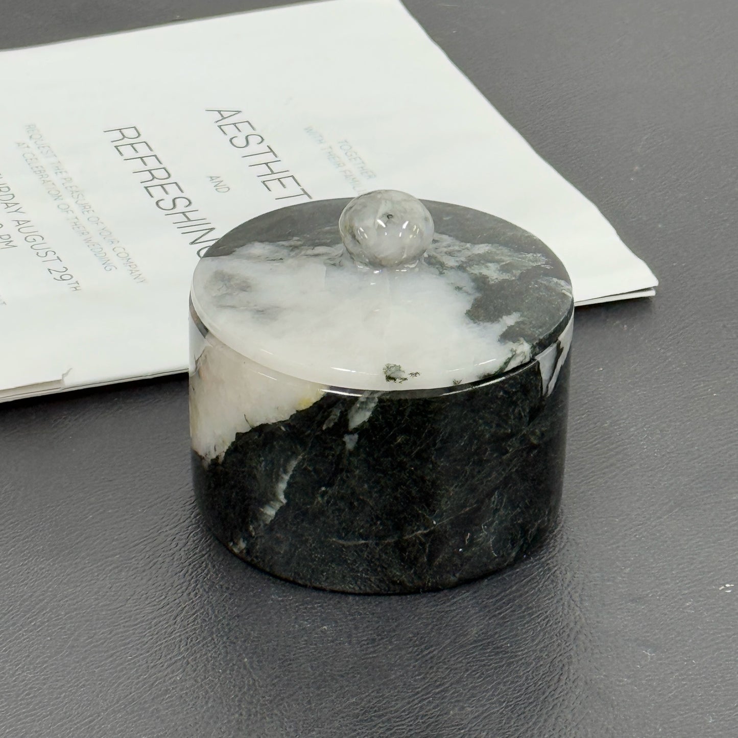 Fendi Green Marble Luxury Bathroom Accessories Collection