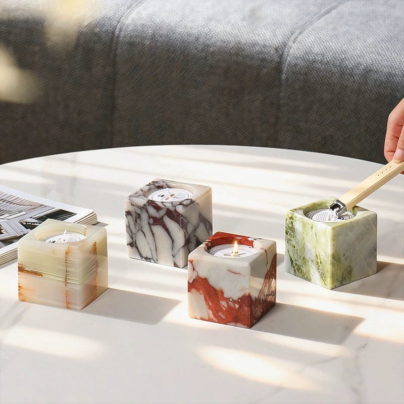 Luxury Marble Scented Candle Holder - Elevate Your Home Decor with Elegance