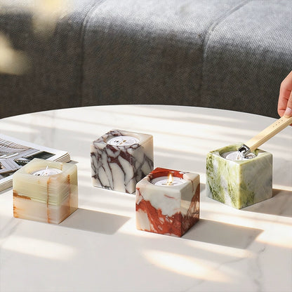 Luxury Marble Scented Candle Holder - Elevate Your Home Decor with Elegance