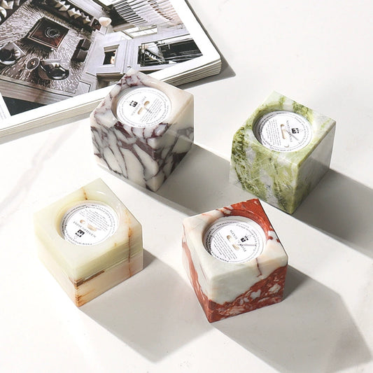 Luxury Marble Scented Candle Holder - Elevate Your Home Decor with Elegance