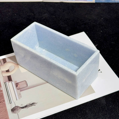 Natural Marble Minimalist Desktop Storage Box